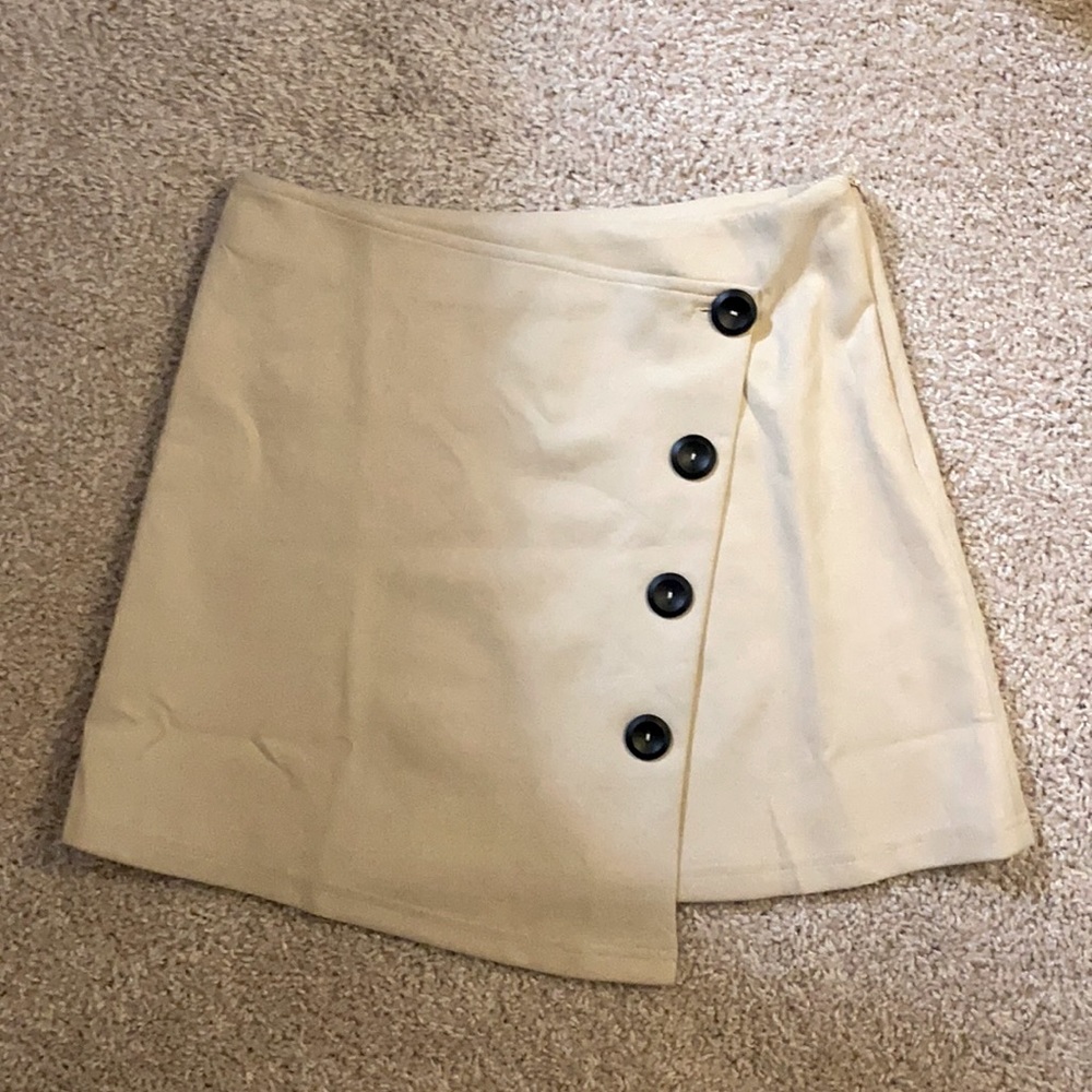 Pink Lily Khaki skirt